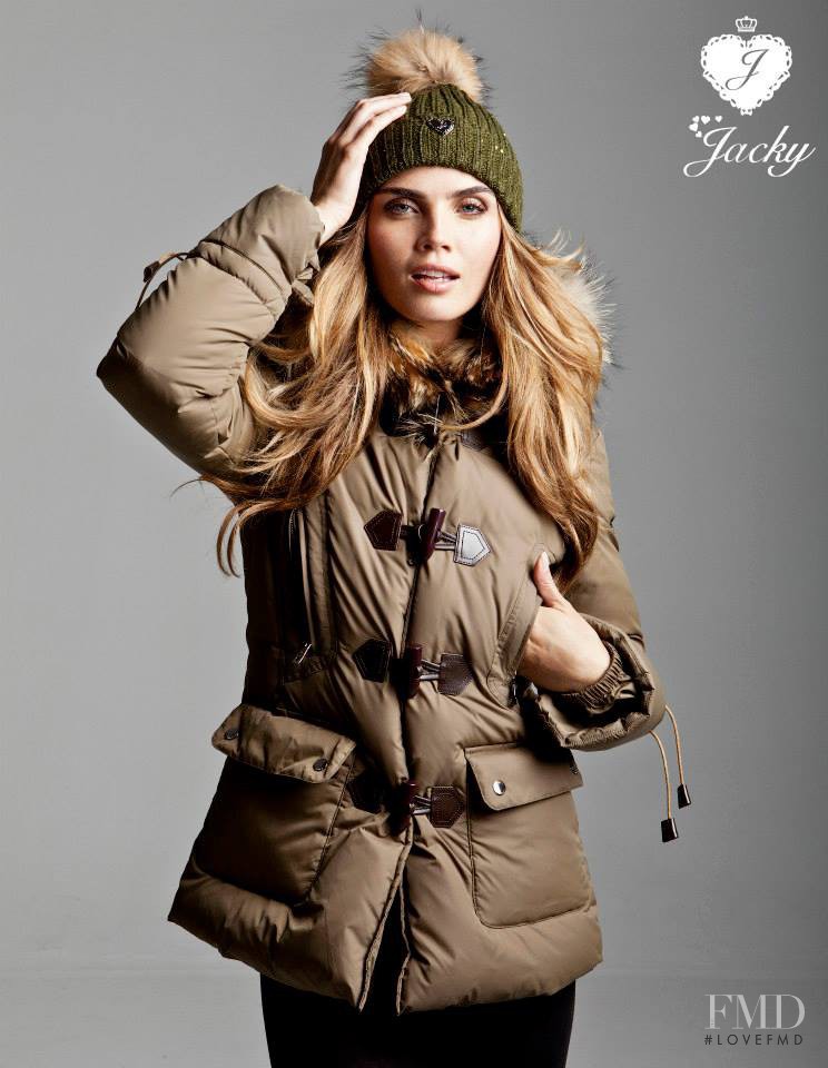 Kim Feenstra featured in  the Jacky Luxury advertisement for Autumn/Winter 2013