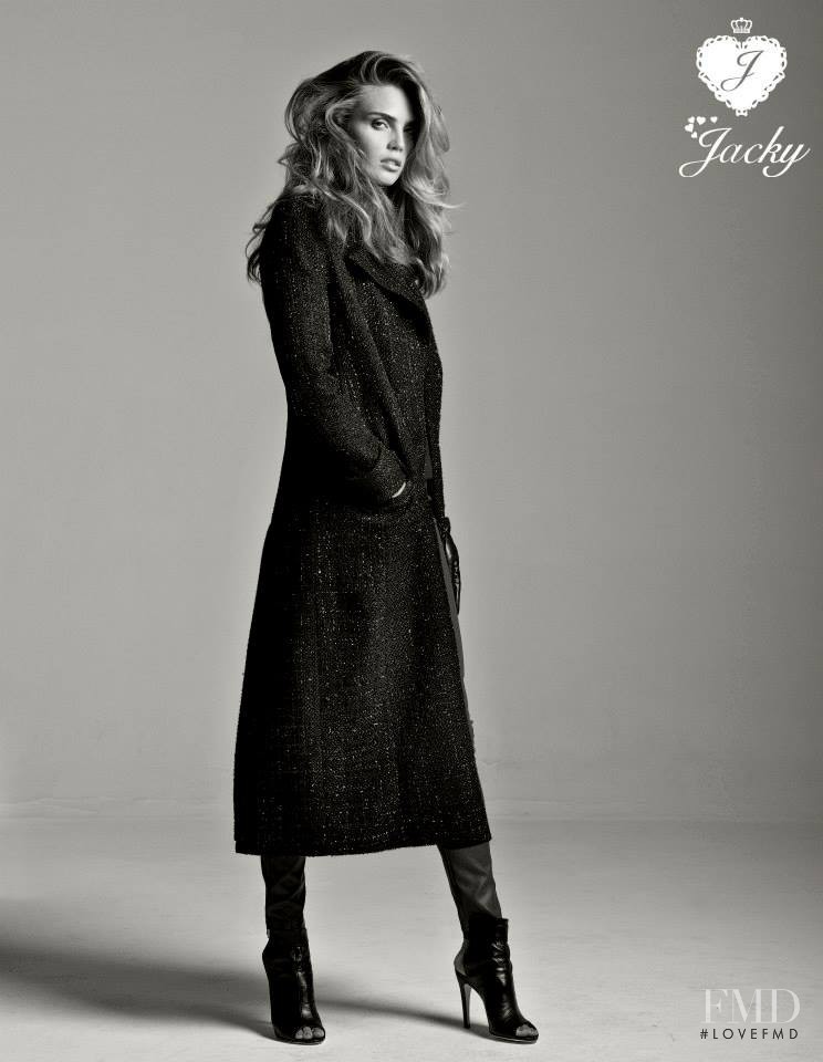 Kim Feenstra featured in  the Jacky Luxury advertisement for Autumn/Winter 2013