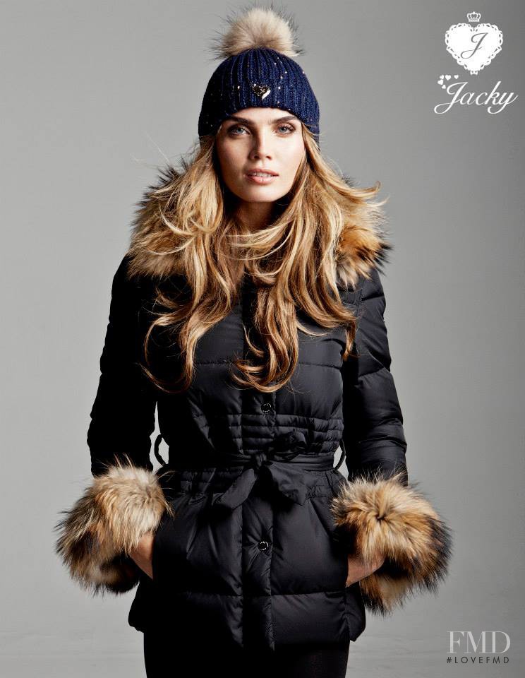 Kim Feenstra featured in  the Jacky Luxury advertisement for Autumn/Winter 2013