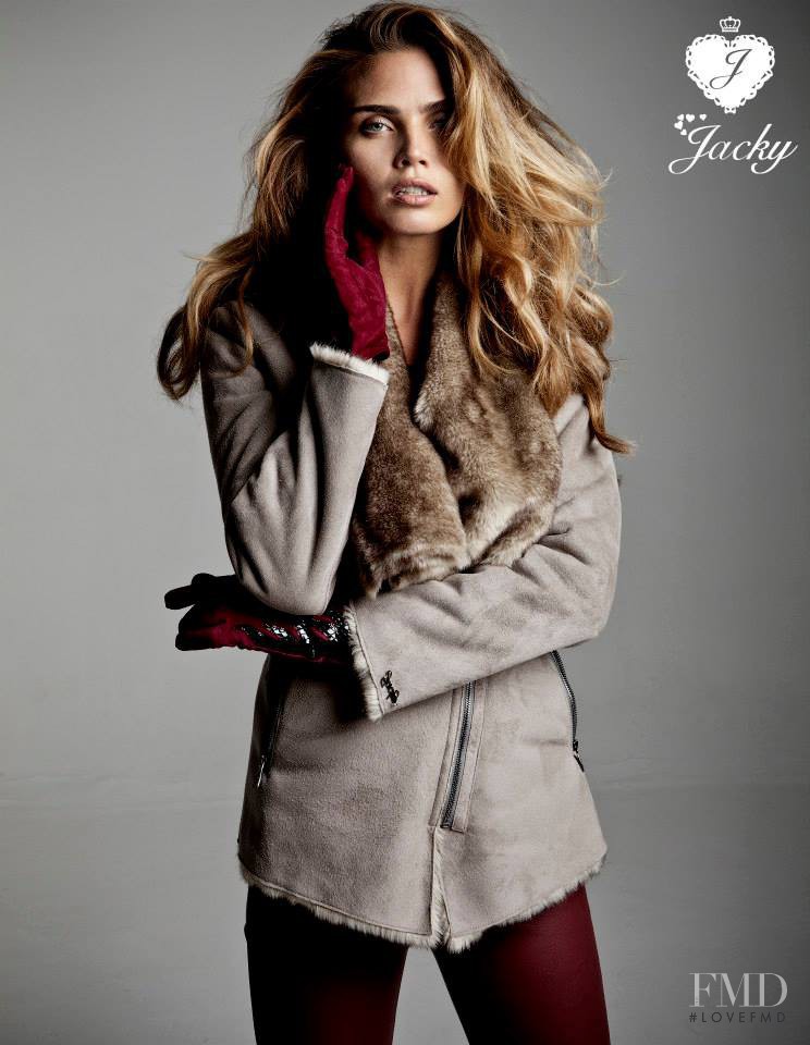 Kim Feenstra featured in  the Jacky Luxury advertisement for Autumn/Winter 2013