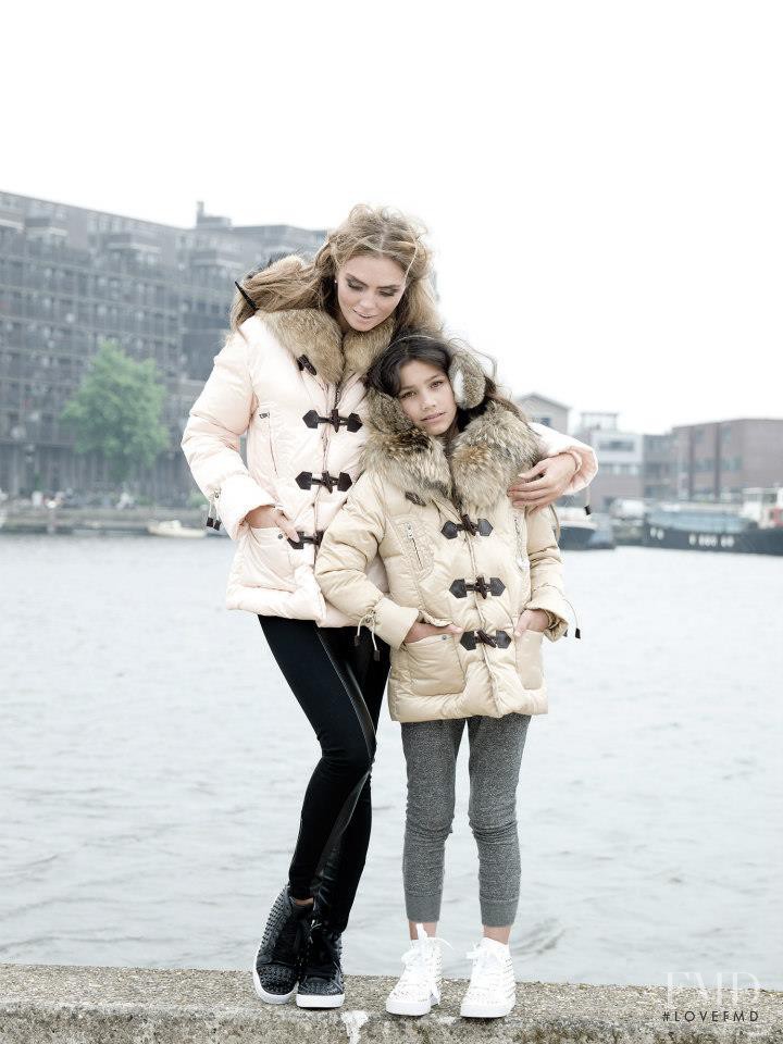 Kim Feenstra featured in  the Jacky Luxury advertisement for Autumn/Winter 2012