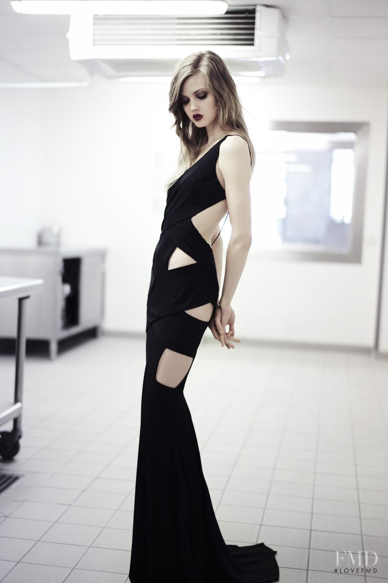 Lindsey Wixson featured in  the Alexandre Vauthier lookbook for Autumn/Winter 2015