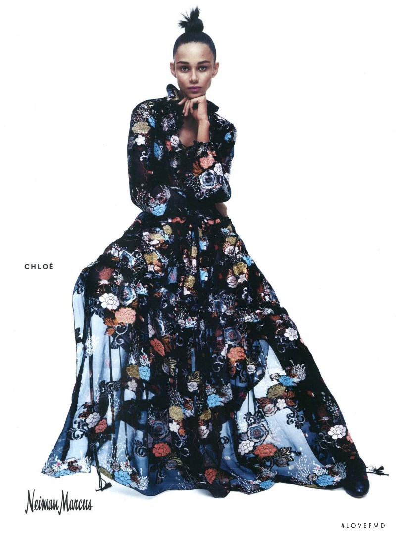 Binx Walton featured in  the Neiman Marcus catalogue for Fall 2015