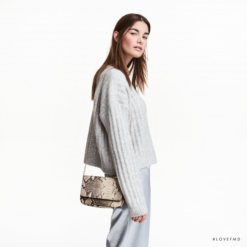 Ophélie Guillermand featured in  the H&M catalogue for Winter 2016