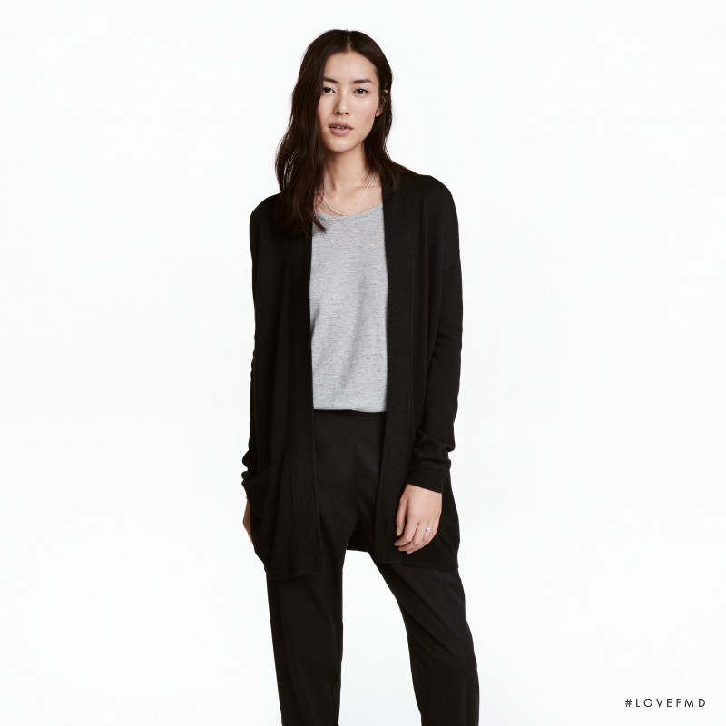 Liu Wen featured in  the H&M catalogue for Winter 2016