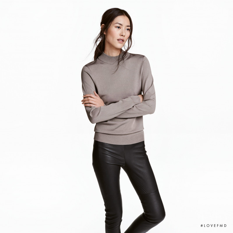 Liu Wen featured in  the H&M catalogue for Winter 2016