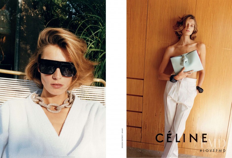 Daria Werbowy featured in  the Celine advertisement for Spring/Summer 2013