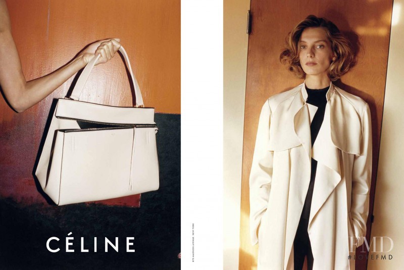 Daria Werbowy featured in  the Celine advertisement for Spring/Summer 2013