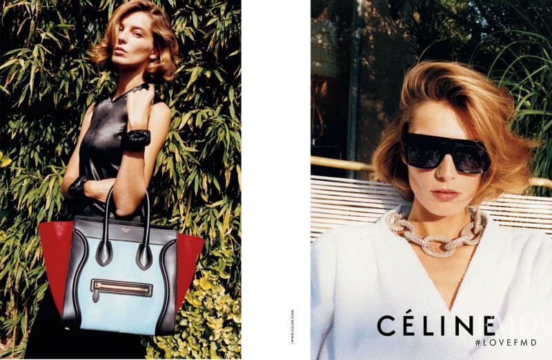 Daria Werbowy featured in  the Celine advertisement for Spring/Summer 2013