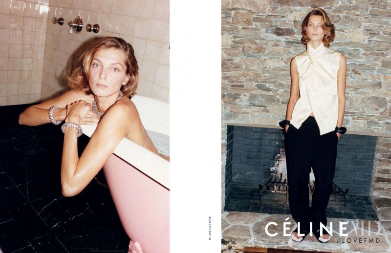 Daria Werbowy featured in  the Celine advertisement for Spring/Summer 2013