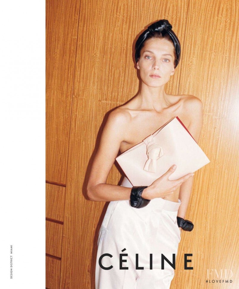 Daria Werbowy featured in  the Celine advertisement for Spring/Summer 2013