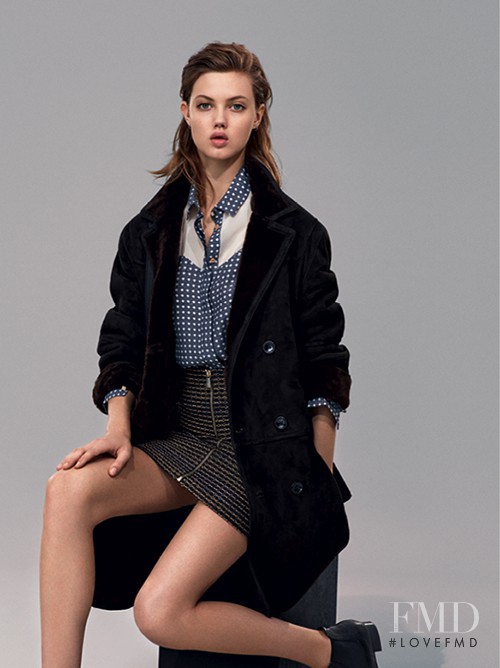 Lindsey Wixson featured in  the Tru Trussardi advertisement for Autumn/Winter 2014