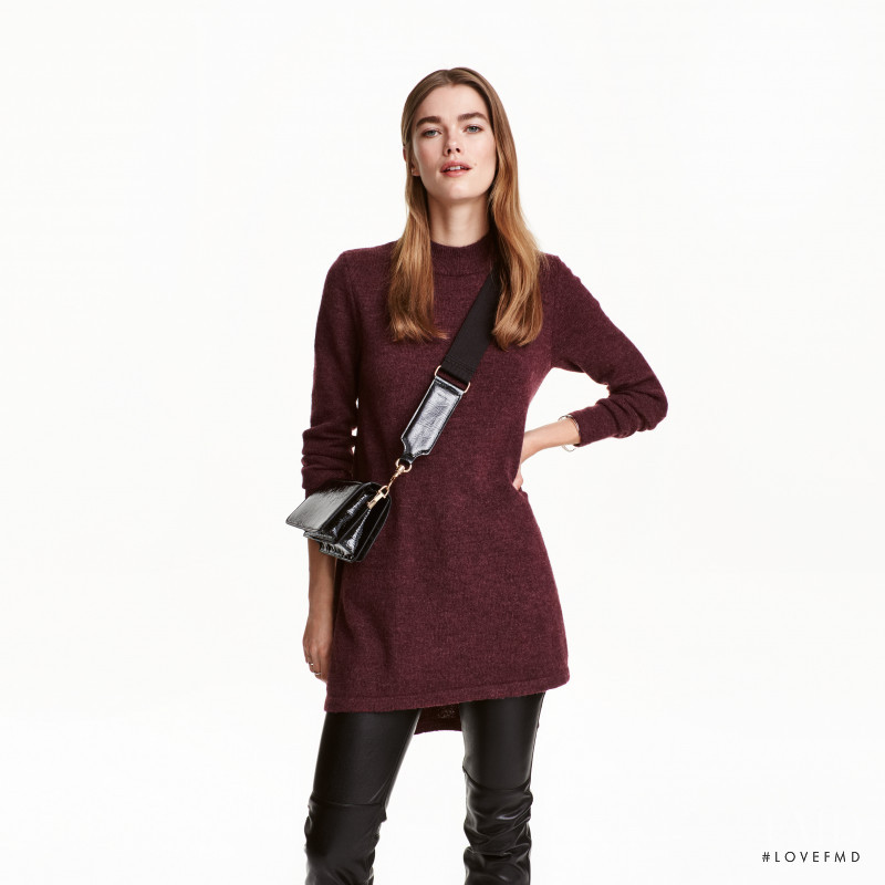 Mathilde Brandi featured in  the H&M catalogue for Fall 2016