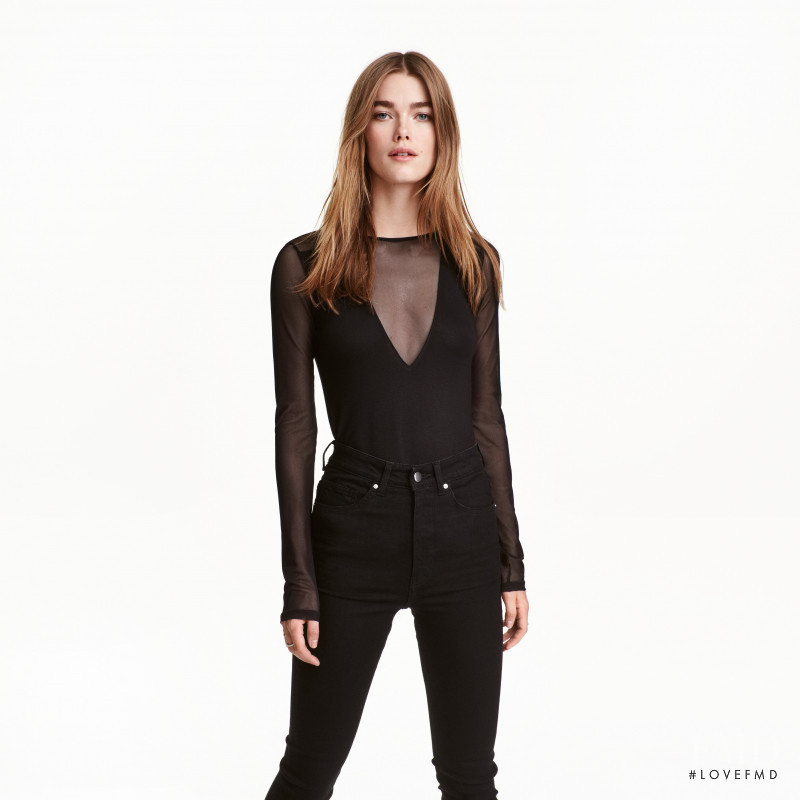 Mathilde Brandi featured in  the H&M catalogue for Fall 2016