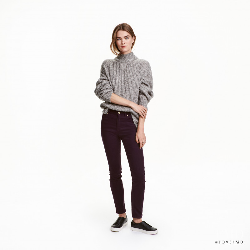 Mathilde Brandi featured in  the H&M catalogue for Fall 2016