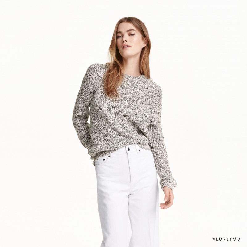 Mathilde Brandi featured in  the H&M catalogue for Fall 2016