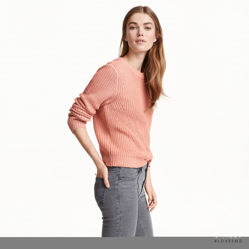 Mathilde Brandi featured in  the H&M catalogue for Fall 2016