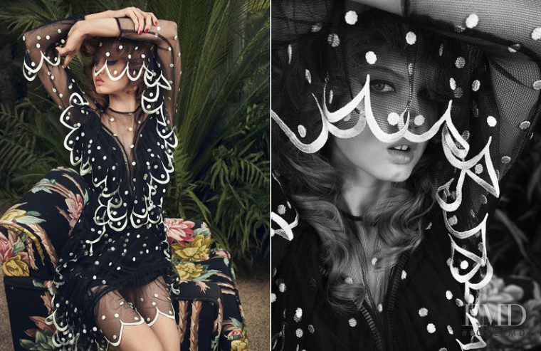 Lindsey Wixson featured in  the Alice McCall advertisement for Autumn/Winter 2016