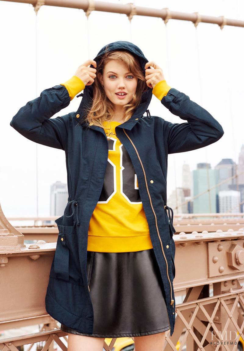 Lindsey Wixson featured in  the H&M Divided lookbook for Autumn/Winter 2015