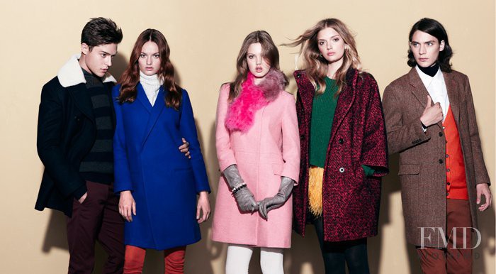 Lindsey Wixson featured in  the 8ight Seconds advertisement for Autumn/Winter 2012