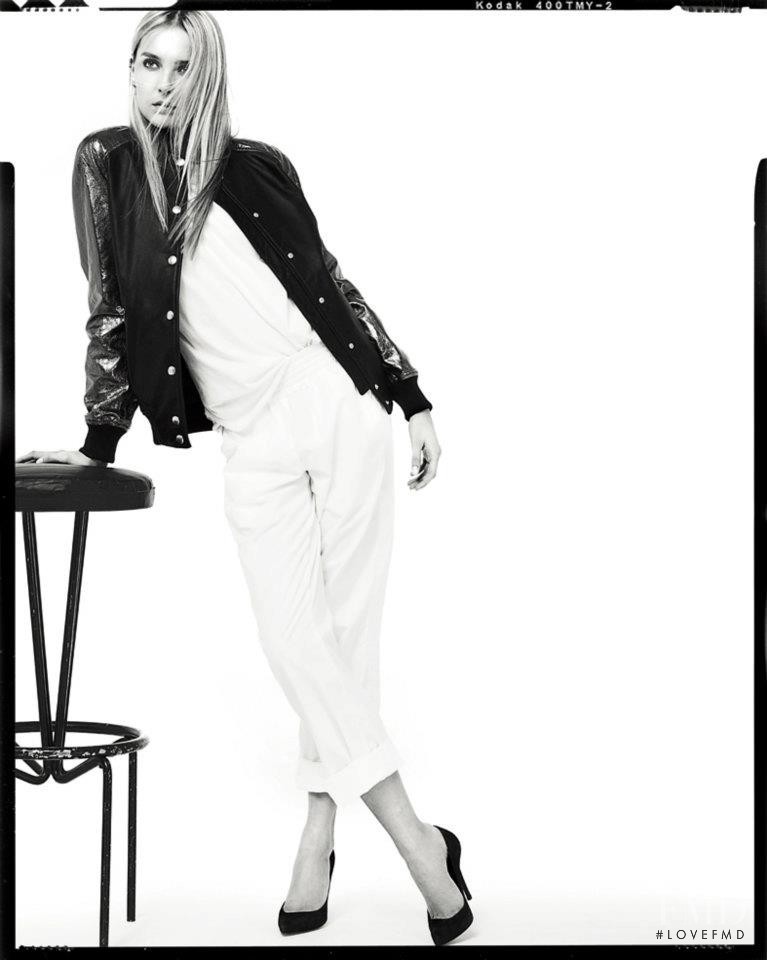 Snejana Onopka featured in  the Pierre Balmain lookbook for Spring/Summer 2012