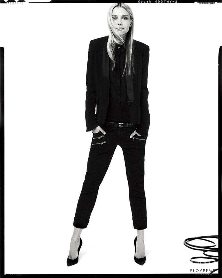 Snejana Onopka featured in  the Pierre Balmain lookbook for Spring/Summer 2012