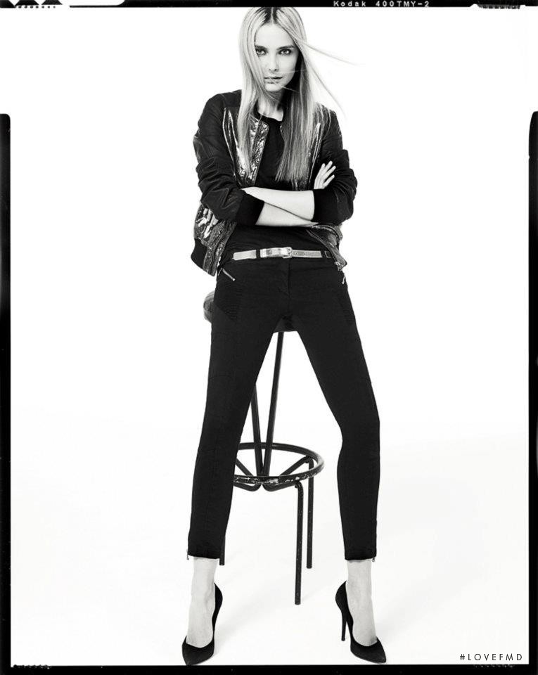 Snejana Onopka featured in  the Pierre Balmain lookbook for Spring/Summer 2012