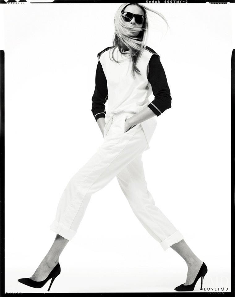 Snejana Onopka featured in  the Pierre Balmain lookbook for Spring/Summer 2012