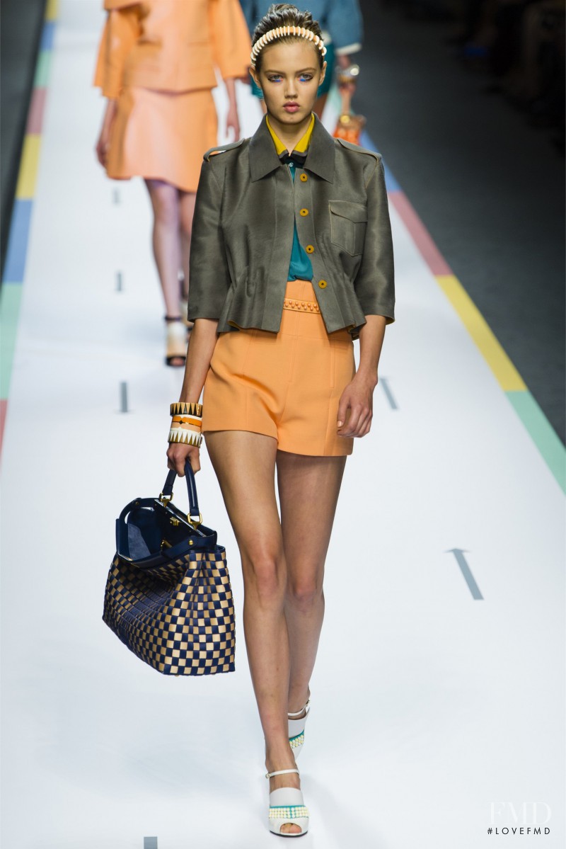Lindsey Wixson featured in  the Fendi fashion show for Spring/Summer 2013