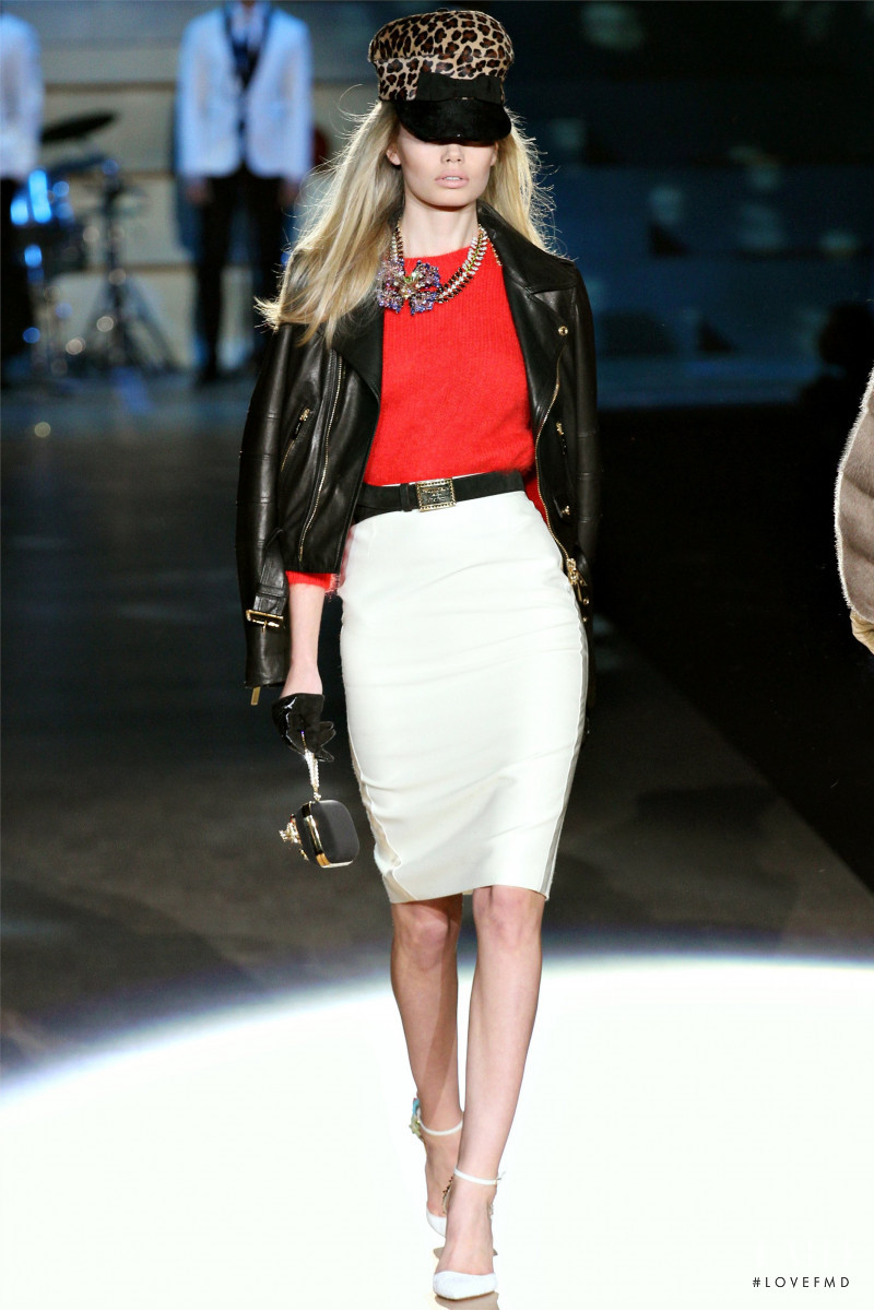Frida Aasen featured in  the DSquared2 fashion show for Autumn/Winter 2012
