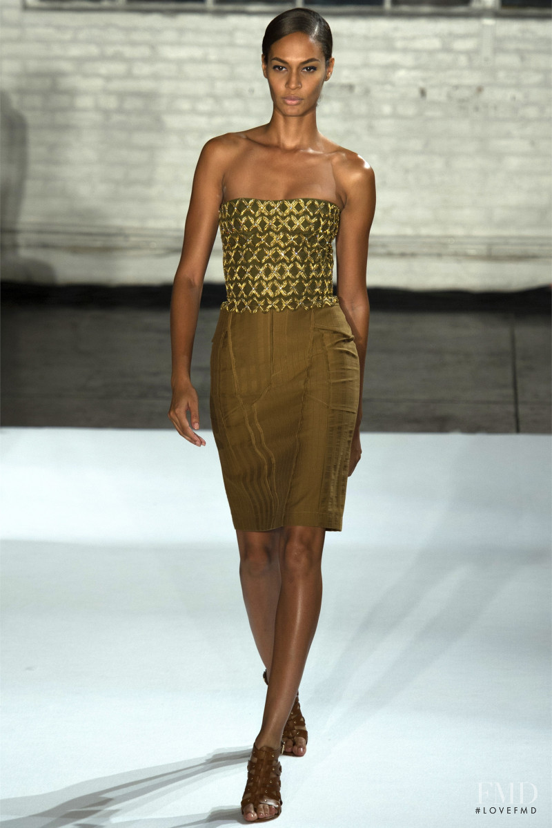 Joan Smalls featured in  the Altuzarra fashion show for Spring/Summer 2013