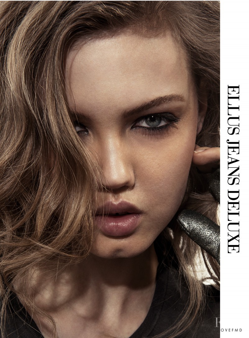 Lindsey Wixson featured in  the Ellus advertisement for Spring/Summer 2014