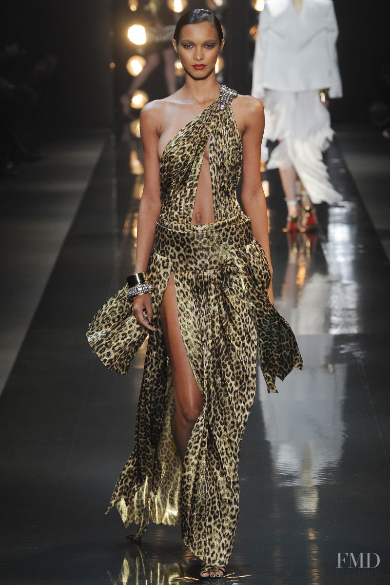 Lais Ribeiro featured in  the Alexandre Vauthier fashion show for Spring/Summer 2014
