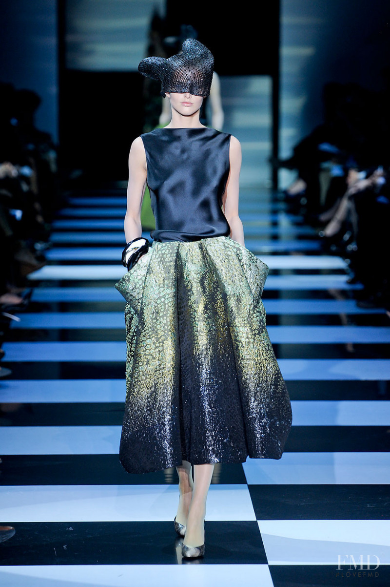 Michaela Kocianova featured in  the Armani Prive fashion show for Spring/Summer 2012