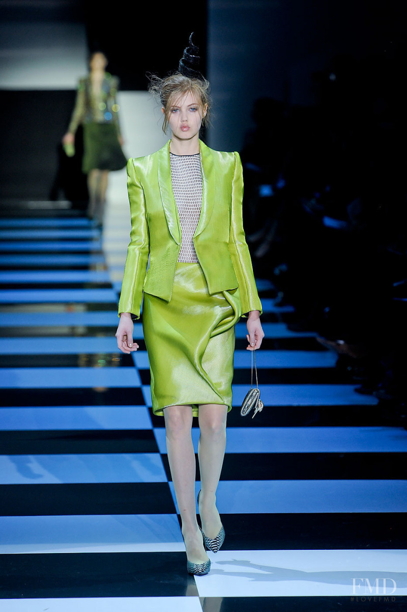 Lindsey Wixson featured in  the Armani Prive fashion show for Spring/Summer 2012