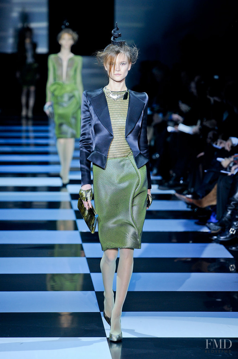 Kasia Struss featured in  the Armani Prive fashion show for Spring/Summer 2012