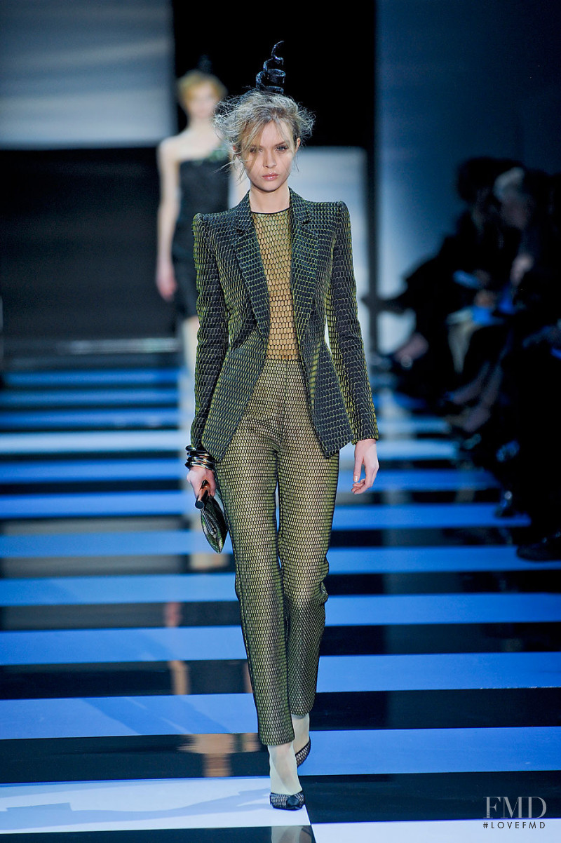 Josephine Skriver featured in  the Armani Prive fashion show for Spring/Summer 2012