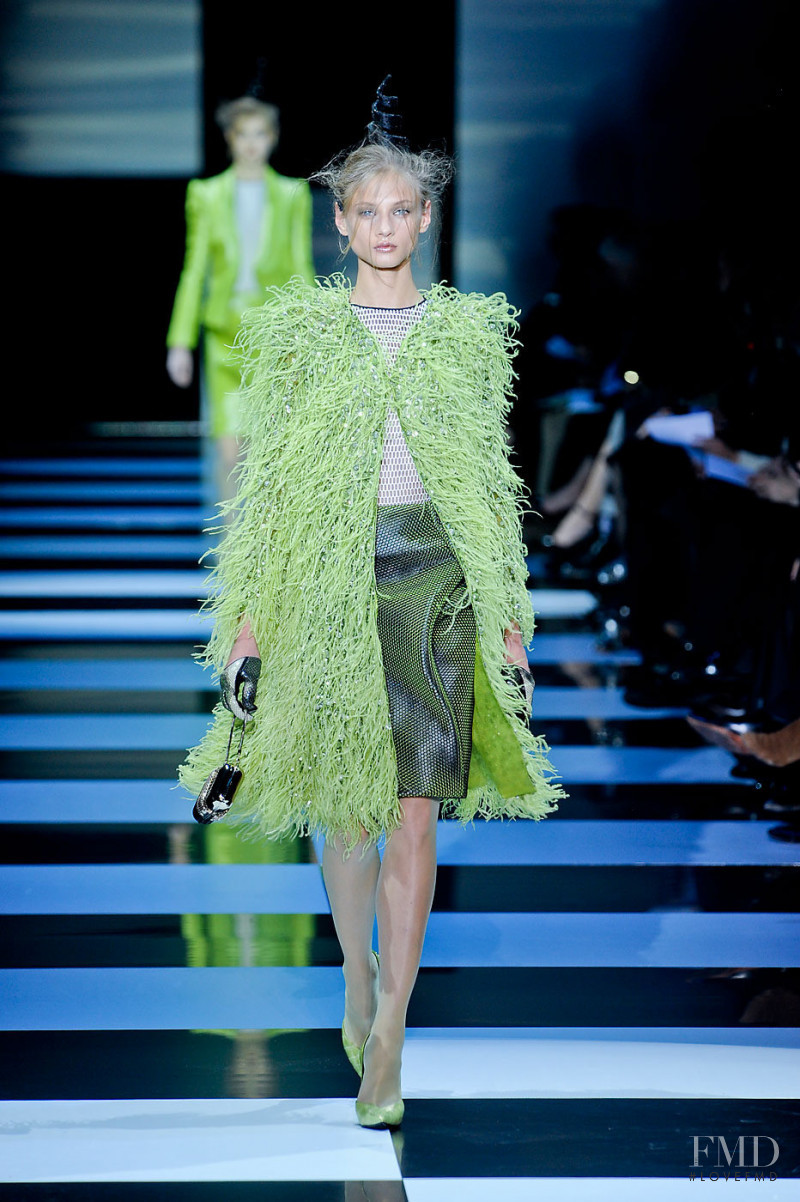 Anna Selezneva featured in  the Armani Prive fashion show for Spring/Summer 2012