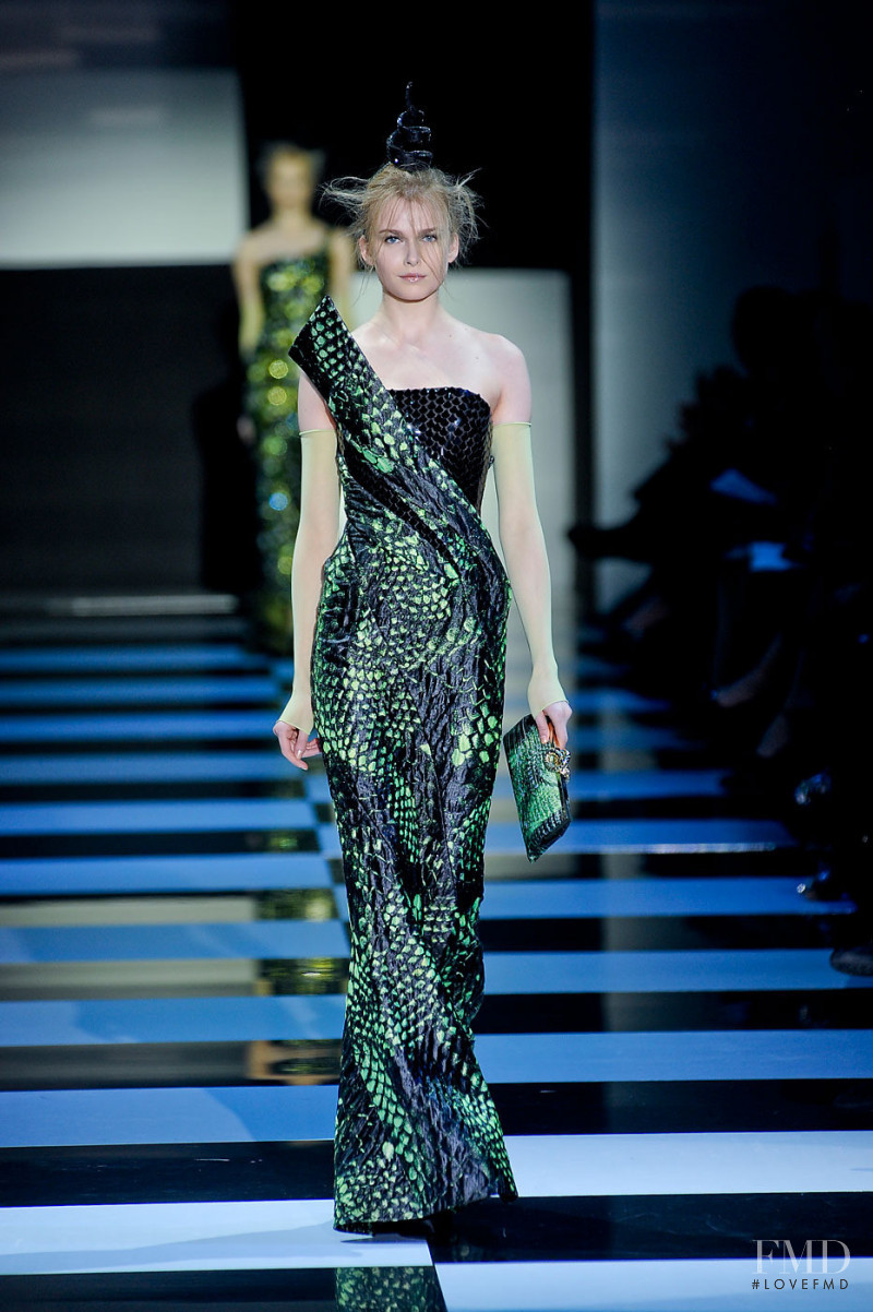 Karolina Mrozkova featured in  the Armani Prive fashion show for Spring/Summer 2012