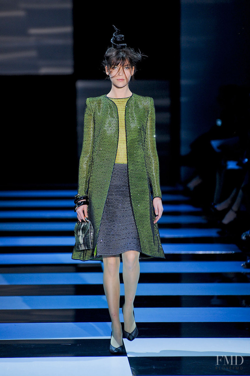 Arizona Muse featured in  the Armani Prive fashion show for Spring/Summer 2012