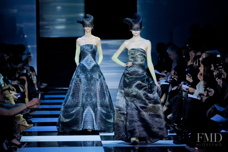 Armani Prive fashion show for Spring/Summer 2012
