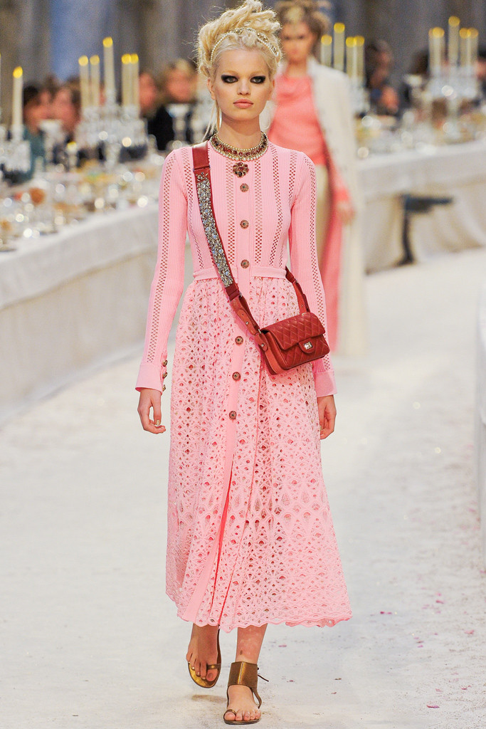 Daphne Groeneveld featured in  the Chanel fashion show for Pre-Fall 2012