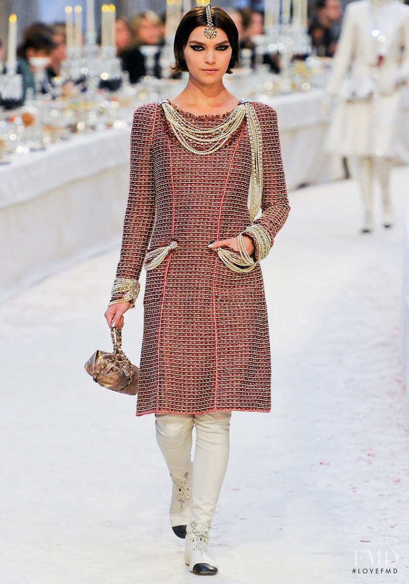 Arizona Muse featured in  the Chanel fashion show for Pre-Fall 2012