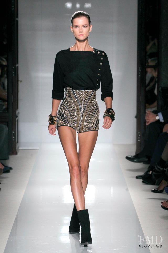 Kasia Struss featured in  the Balmain fashion show for Spring/Summer 2012