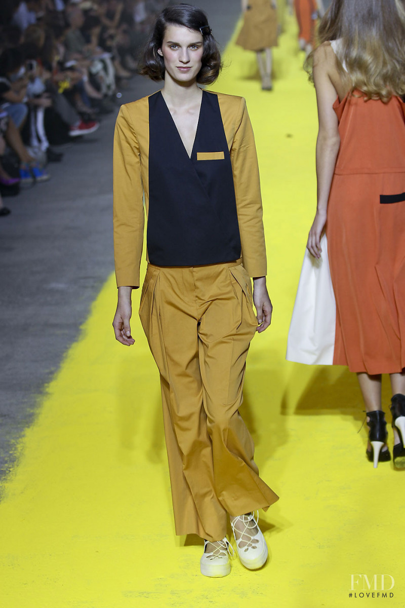 Marte Mei van Haaster featured in  the Sonia Rykiel fashion show for Spring/Summer 2012