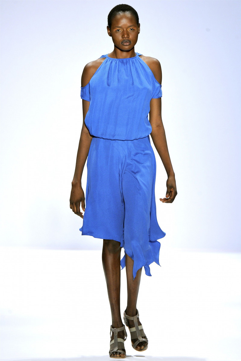 Ajak Deng featured in  the Richard Chai fashion show for Spring/Summer 2012