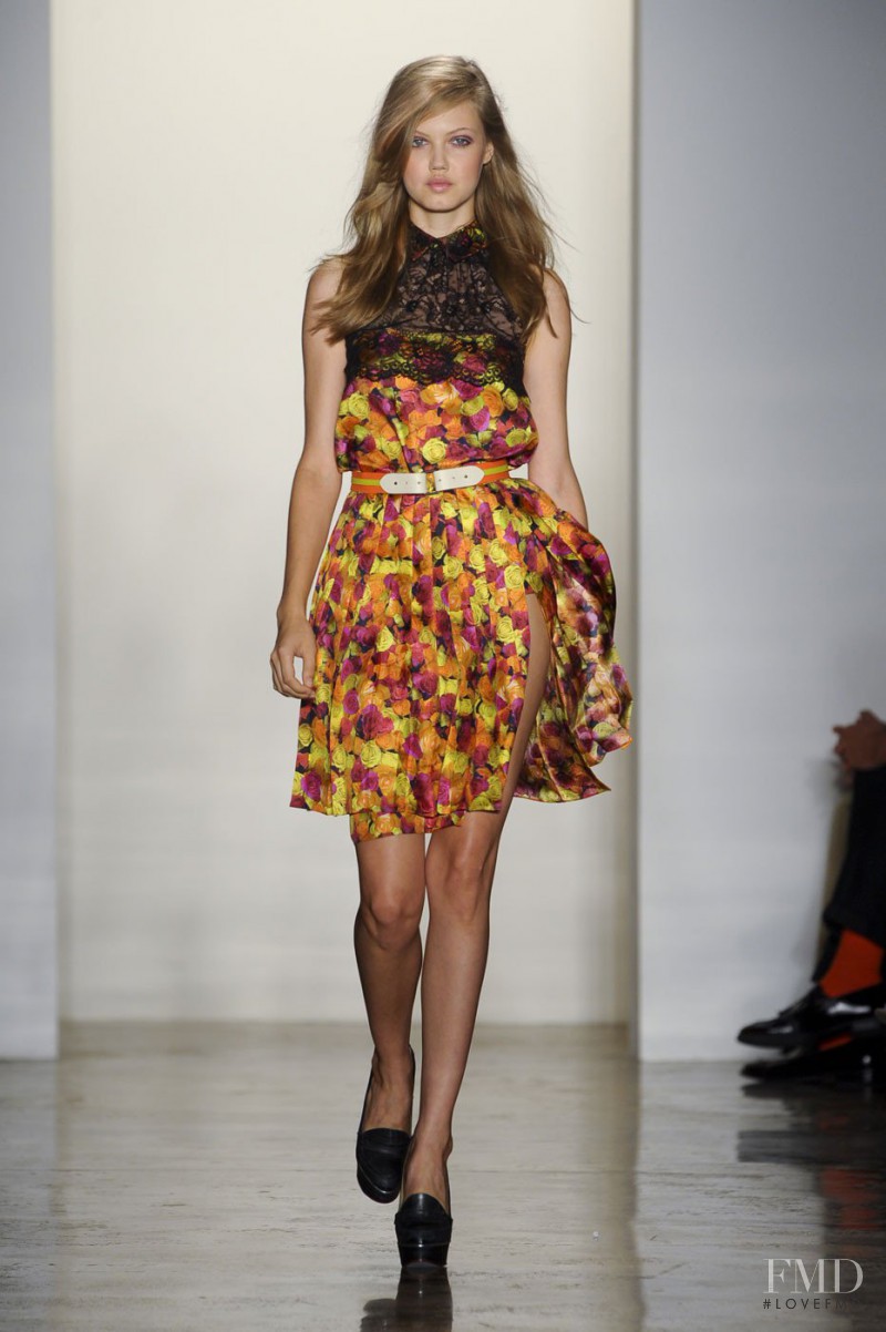 Lindsey Wixson featured in  the Peter Som fashion show for Spring/Summer 2012