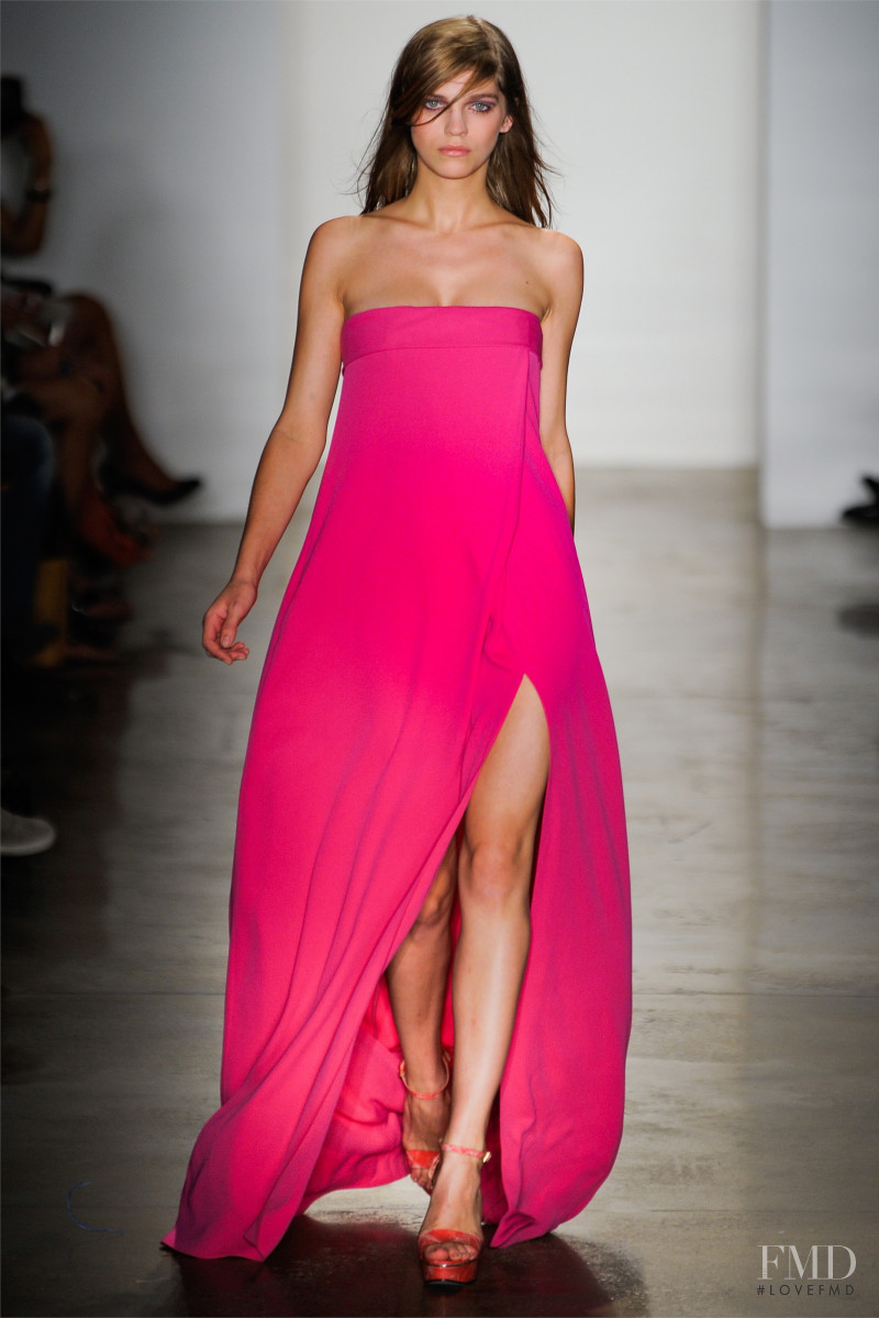 Samantha Gradoville featured in  the Peter Som fashion show for Spring/Summer 2012