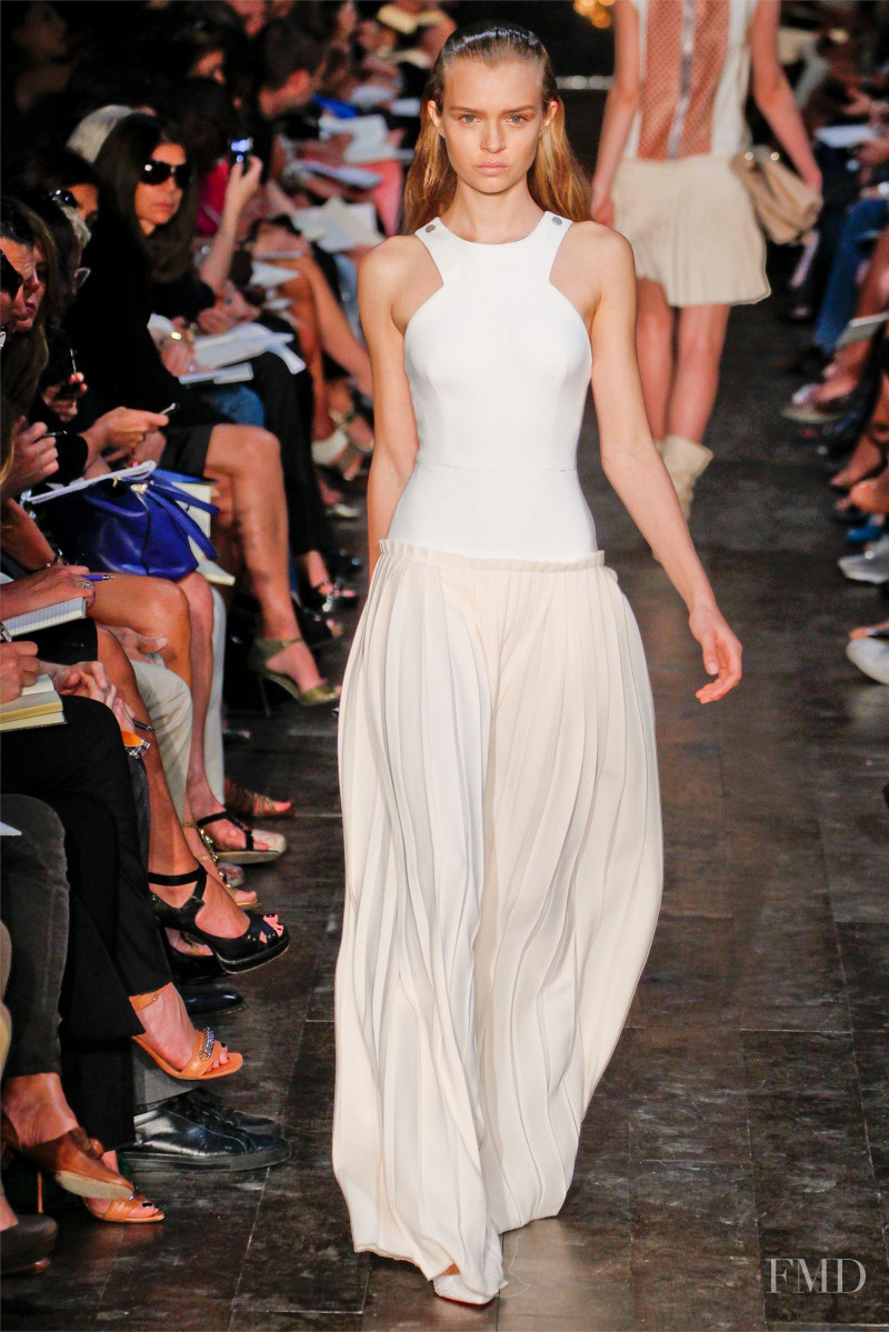Josephine Skriver featured in  the Victoria Beckham fashion show for Spring/Summer 2012