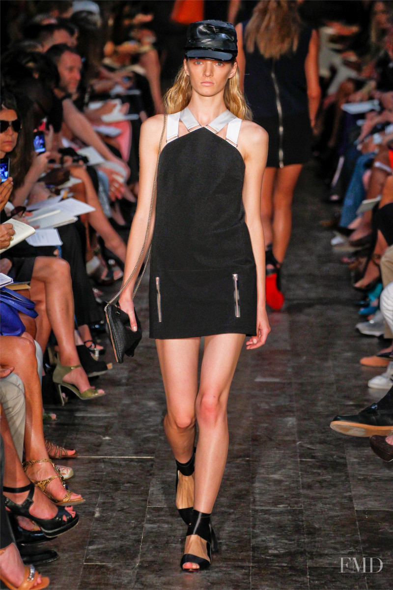 Daria Strokous featured in  the Victoria Beckham fashion show for Spring/Summer 2012